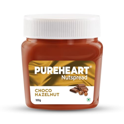 Image of Pureheart Nut Spread Choco Hazelnut (100 gm) Delicious, Smooth & Creamy Snack, Nutty Chocolate Hazelnut Spread for Breakfast