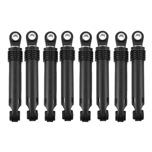 8 Pcs Washing Machine Shock Absorber 100N ，compatible For LG Washer Front Load Part Black Plastic Shell Home Appliances Accessories