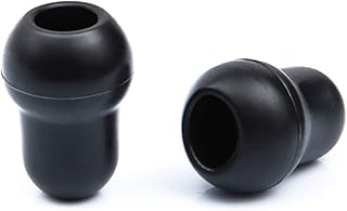 Ciieeo Stethoscope Black Stethoscope Ear Tips Soft Stethoscope Ear End Stethoscope Replacement Earpiece Silicone Stethoscope Earbuds for Hospital Clinic Doctor Medical Students 10pcs Littman