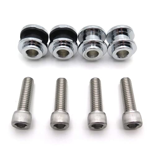 Rack destacável Sissy Bar Tour Rack de 4 pontos para Harley Deluxe Heritage Classic Softail Slim Fat