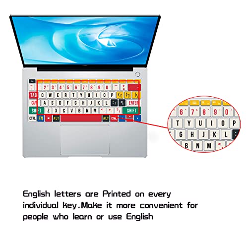 Protector de Teclado Silicona Ultra Delgado HRH Huawei MateBook miniatura 3