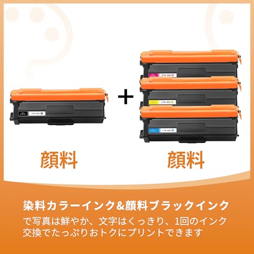 undefined TN-493 トナーカートリッジ ブラザー 用 トナー TN-491 TN491 4色セット Brother 用 トナー 493 491 大容量タイプ HL-L8360CDW HL-L9310CDW MFC-L8610CDW MFC-L9570CDW プリンタートナー の商品画像 2