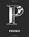Produktbild Pedro: 1 Year Daily Planner (12 Months) for 2021 | Silver Effect Letter P Initial First Name | 2021 - 2022 | 365 Pages for Planning | January 21 - ... | Plan Each Day, Set Goals & Get Stuff Done