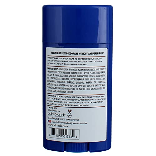 Dr Teal's Aluminum Free Deodorant - Coconut Oil - Paraben & Phthalate Free - 2.65 oz Pack of 2 - image 3