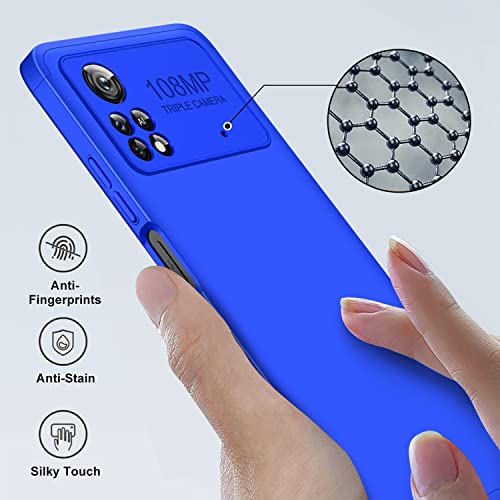 Image of Kapa Double Dip Full 360 Protection Back Case Cover for Poco X4 Pro (5G) (Blue)