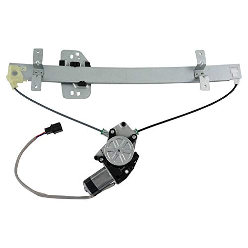 Image of TRQ Front Passenger Side Power Window Motor and Regulator Assembly Power Compatible with 2006-2014 Honda Ridgeline