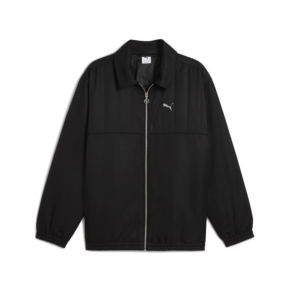 Mens Wardrobe Essentials Relaxed Retro Jacket Athletic Outerwear Casual - Black