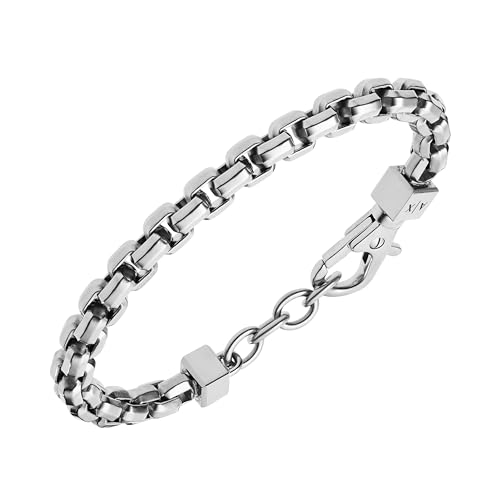 Image of A|X Armani Exchange Stainless Steel Chain Bracelet for Men