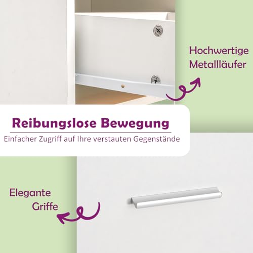vidaXL Wandspiegel, Rund, Ø 50 cm, Glas, Schlafzimmer oder Schminktisch, Make-up Spiegel, Wanddeko, Inkl. Schrauben
