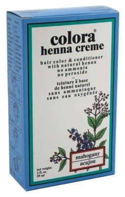 Colora Henna Creme Hair Color Mahogany 2 Ounce (59ml) (6 Pack)