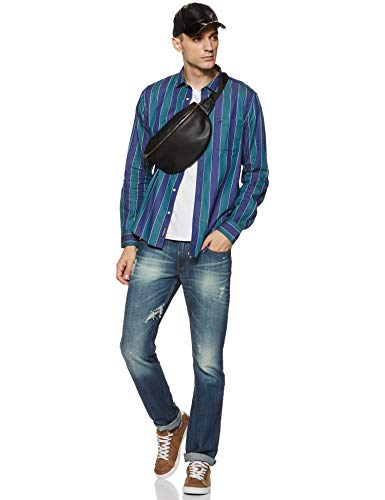 Image of blackberrys Men's Striped Slim fit Casual Shirt