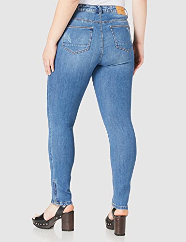 ONLY Carmakoma Damen Carkarla Reg Ank Sk Bj11336 Noos Jeans, Medium Blue Denim, 46 Große Größen EU