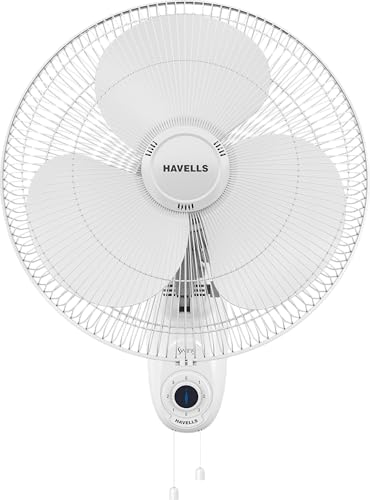 Image of Havells Swing High Speed 300mm Wall Fan (Off White)