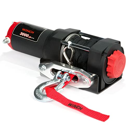 DOLUNTO 12V Winch Eléctrico Off-Road 3000LB miniatura 6