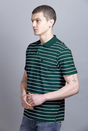 Image of GODFREY Half Sleeve Cotton Polo T Shirt for Man with Pocket - Regular fit Men Tshirts