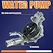 BLCYANUE Water Pump with Gasket Compatible with Dodge Durango 2016-2021 V6 3.6L,Jeep Grand Cherokee 2016-2022,Grand Cherokee L 2021-2022, Grand Cherokee WK 2022 68311108AA 4893940AD ﻿