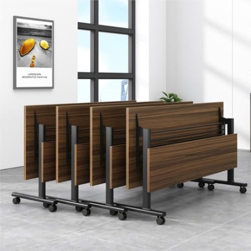 Table de conférence pliable modulaire pour bureau, salle de réunion, 1400 x 400 x 750 cm, design compact et portable Wortat pour une utilisation polyvalente.