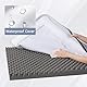 WESTERN HOME Hundebett Grosse Hunde Hundekissen Hundekorb Orthopädisches Hundebett Mittelgroße Hunde Hundekörbchen Wasserdicht Hundebetten mit Waschbar Abdeckung Grau, 106x76x19cm