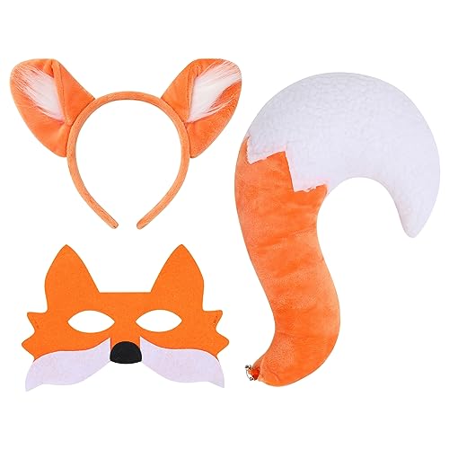 Disfraz de Zorro para Niñas 3-4 Años Naranja miniatura 3