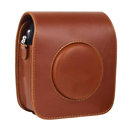 �v���e�N�e�B�u�J�����P�[�X ��?Fujifilm Instax Square SQ10�ESQ20 �C���X�^���g�J�����Ή� PU���U�[�o�b�O�J�o�[�i�����\�V�����_�[�X�g���b�v�t���j