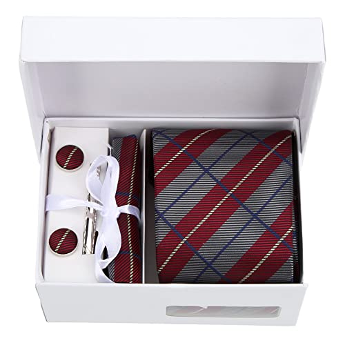 Set de corbatas clásicas para hombre con accesorios