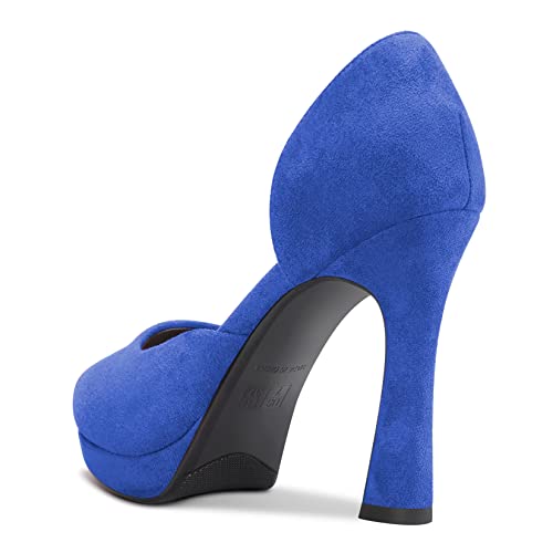 Castamere Women Stiletto High Platform Heel Pointed Toe Slip-on Two-Piece Pumps Wedding Sexy 3.9 Inches Heels3