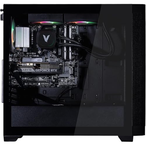 Image of Velztorm Pilum Gaming Desktop PC (AMD Ryzen 7 5700X, GeForce RTX 5060, 16GB DDR4, 1TB PCIe SSD, 120mm AIO, 750W PSU, RJ-45, 1 Display Port, HDMI, Win 11 Home)