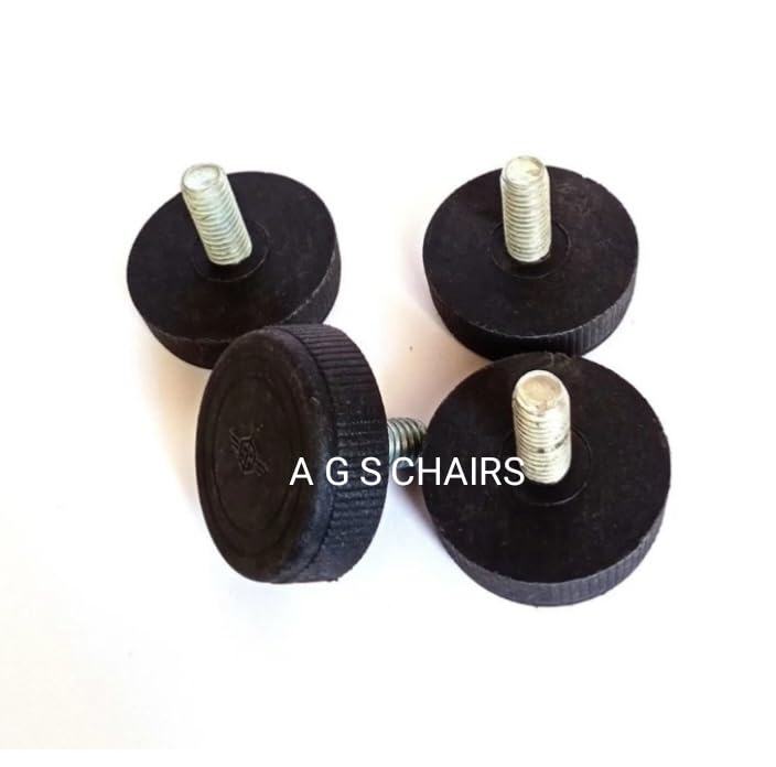 Image of A G S CHAIRS Round Adjustable Bush for Outdoor Use, Black, Plastic, Garden Style, Round Chair Bush
