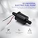 OXCANO E8012S Universal Electric Fuel Pump 12V 5-9 PSI Inline External Low Pressure Fuel Pump Replacement for Gas Diesel Cars, Trucks, Boats & Generators