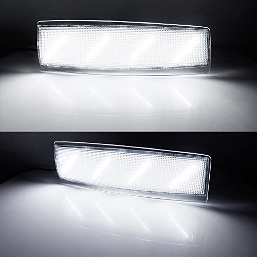 Kenrtir Clear Lens Front Side Marker Corner Lights For 1988 1989 1990 1991 1992 1993 Gmc Suburban Sierra C1500 C2500 C3500 K1500 K2500 K3500 & 1992 1993 Gmc Yukon #TOP6