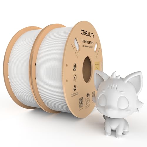 Creality Hyper PLA Filament, Filament for 3D Printers 1.75 mm, 2 kg High Speed PLA 30-600 mm/s, Dimensional Accuracy +/-