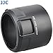 JW LH-83D Black Reversible Lens Hood for Canon EF 100-400mm f/4.5-5.6L is II USM Lens w/CPL ND Filter Adjustment Window Replaces Canon ET-83D + JW emall Micro Fiber Cleaning Cloth