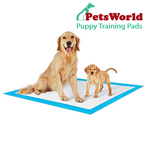 PETSWORLD 50 Count 30x36 Strong & Super Absorbent Puppy Training Pads, Leak Proof