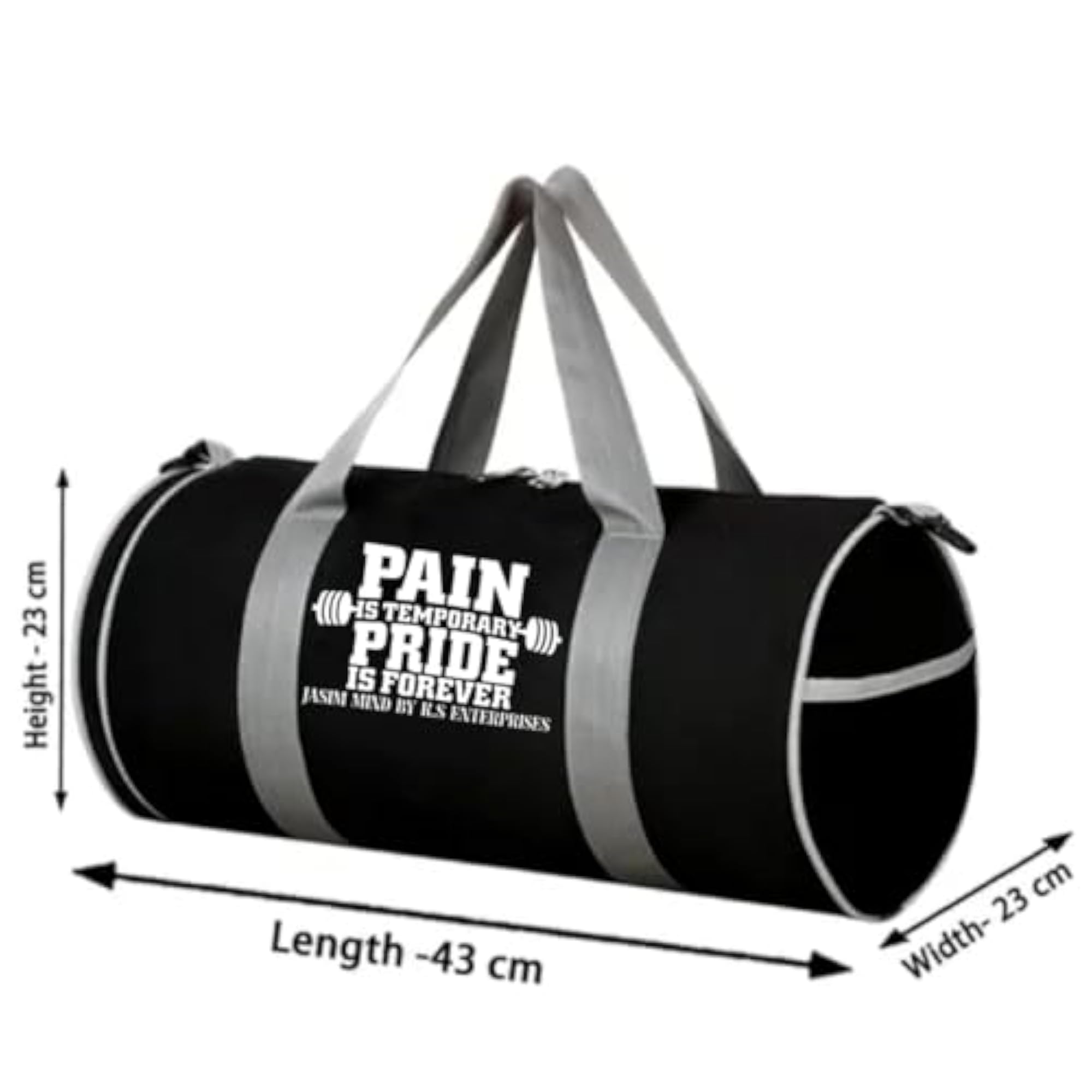 Men's Lightweight Gym Duffle Bag with Shoe Compartment