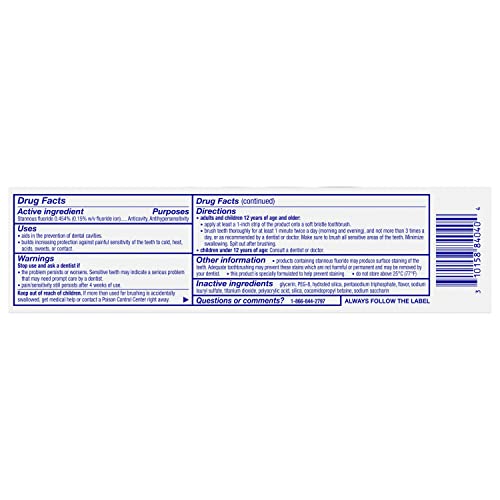 Sensodyne Repair and Protect Mint Toothpaste, Toothpaste for Sensitive Teeth and Cavity Prevention, 3.4 oz - image 7