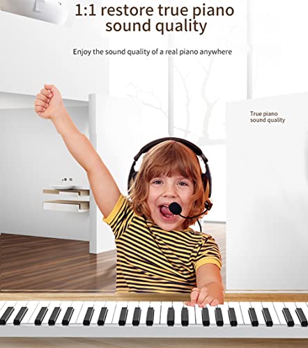 KEMNGO Clavier de Piano à 61 Touches, Piano à Clavier électronique Portable Mince for Enfants débutants, pédale de… - Les Beatles, Paul McCartney, John Lennon, RIngo Starr, George Harrison KEMNGO Clavier de Piano à 61 Touches, Piano à Clavier électronique Portable Mince for Enfants débutants, pédale de… – Image 3