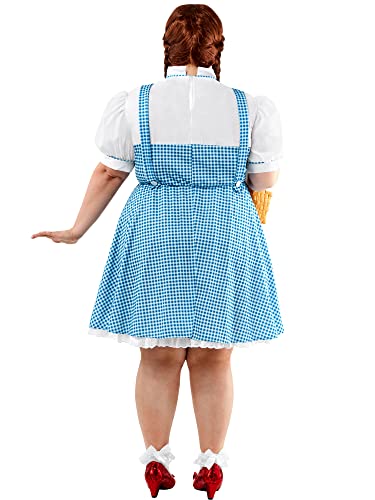 Rubie's Womens Wizard Of Oz Dorothy Dress Adult Sized Costumes, Blue/White, One Size Us #TOP1