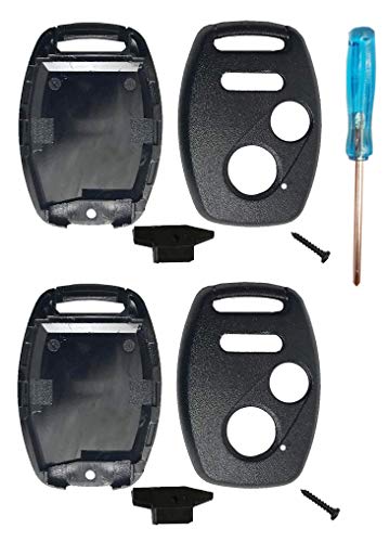 3 Buttons Key Fob Shell Case Fit for Honda Civic CR-V Crosstour Fit Pilot CR-Z Odyssey Accord Replacement Keyless Entry Remote Control Car Key Fob Cover 3 Buttons Key Fob Shell Case Fit for Honda Civic CR-V Crosstour Fit Pilot CR-Z Odyssey Accord Replacement Keyless Entry Remote Control Car Key Fob Cover
