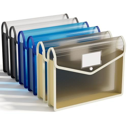 Sobres de plástico con cierre ABC life para proteger folios sueltos y evitar pérdidas de papel