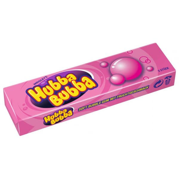 Hubba Bubba Big Babol, Chicle con Sabor a Frutas, Paquete de 20, 700g