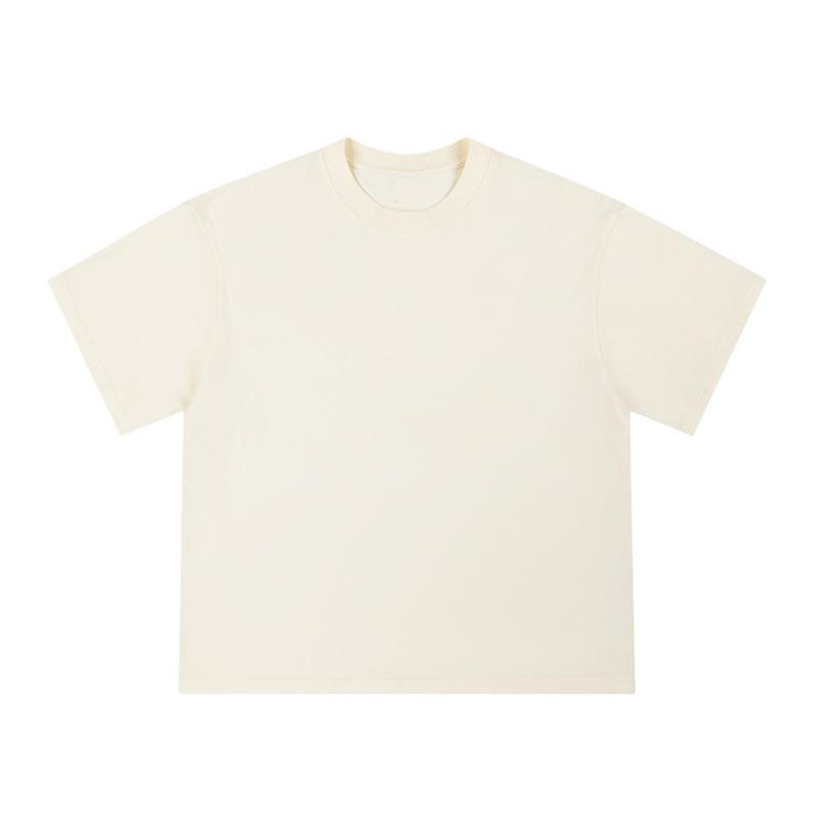 Men's Cotton T-Shirt Summer Round Neck Breathable Casual Loose Short Sleeve Tops