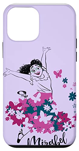 Coque iPhone 12 mini Disney Encanto Mirabel Madrigal Floral lilas antichoc pour fille