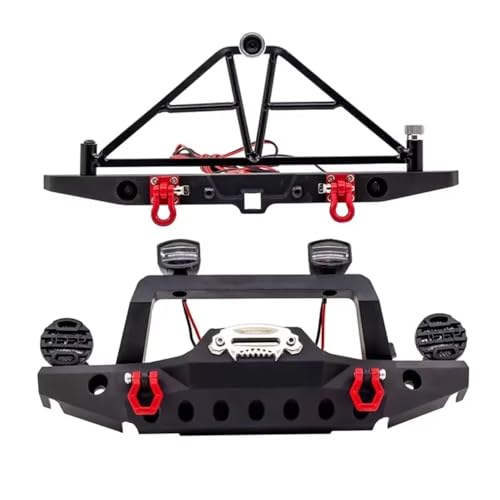 RC�o���p�[�p�[�c For TRX4 For Axial For SCX10 Iii AX103007 90046 1/10 RC �p�[�c�o���p�[���C�g�t�����g���A�N���[���[�A�N�Z�T���[(1 Set)