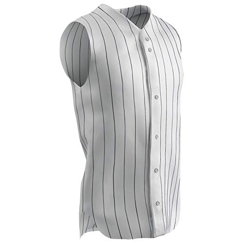 Camiseta de Béisbol Champro para Hombre, modelo Ace sin Mangas, color Navy Pin, talla Large miniatura 1