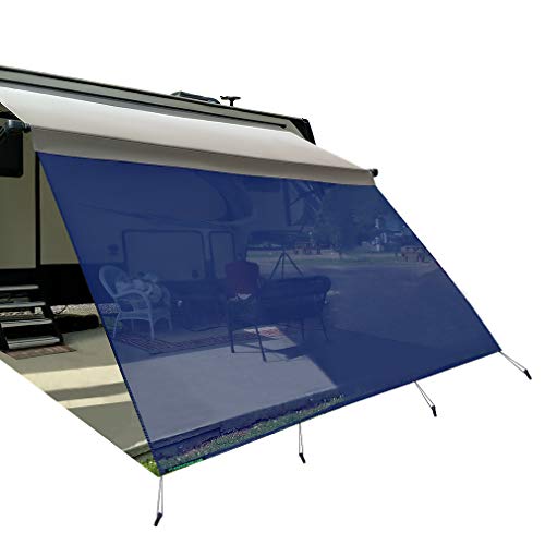 Image of RV Awning Mesh Sun Shade Screen for Motorhome Camper Trailer Sunshade
