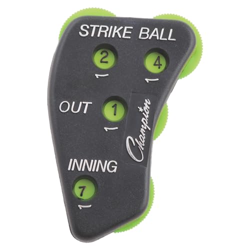 Indicateur pour arbitre Champion Sports accessoire arbitrage baseball noir