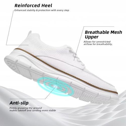 Image of Mens Casual Slip-on Loafers Shoes Non Slip Boat Shoes Sneakers Mesh Business Oxfords Work Driving Lightweight Comfortable Soft Sole Walking