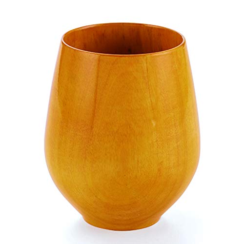 山中漆器 Colorful 木製 雫 カップ 化粧箱入 イエロー SX-430