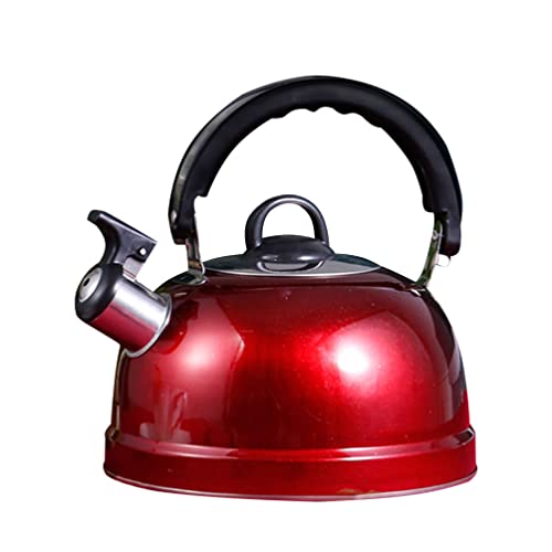 Hervidor de agua para camping, silbato, silbato, hervidor de agua, hervidor de agua con silbato, tetera, hervidor de flauta, inducción, cocina de gas para té, camping, picnic, cocina, accesorios,