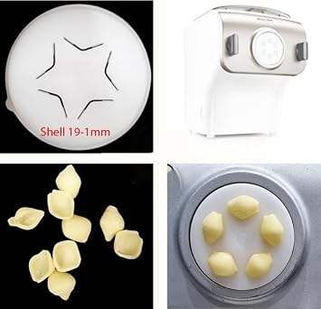 Shell Pasta Noodles Shape Disc, Fit For Philips Automatic Soup Shell Pasta Maker, Compatible with Philips Pasta Maker Attachment, Kitchen Appliance (Shell 19-1mm)